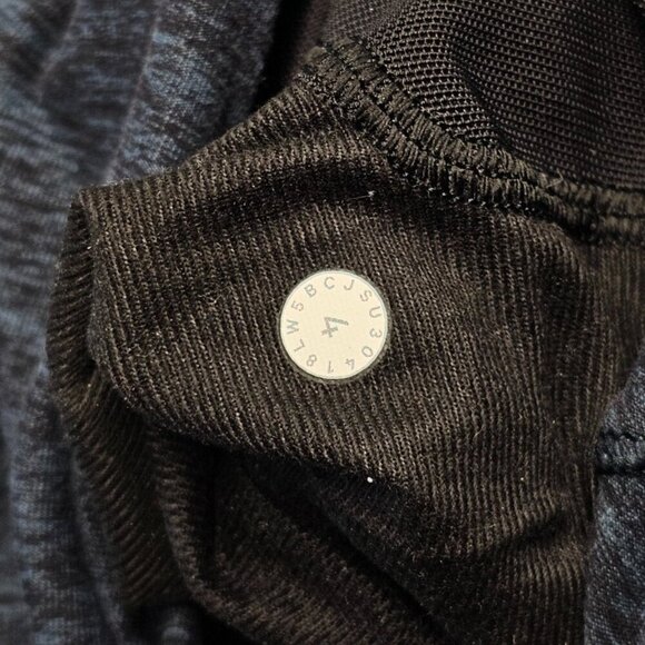 Lululemon Ready To Rulu Pant  Heathered True Navy / Black Size 4 - Picture 5 of 9